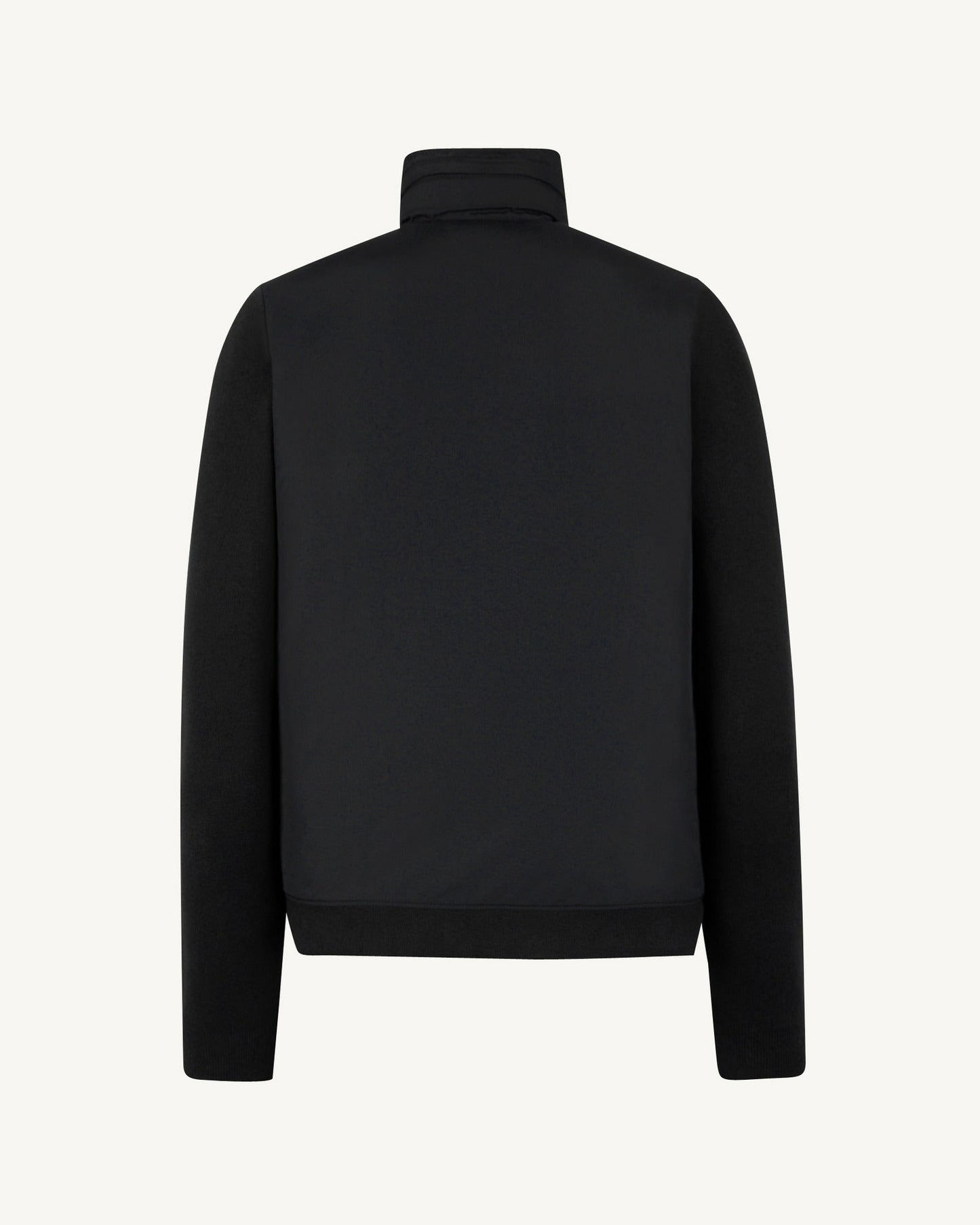 Veste à capuche bi-matière Noir Bardenas