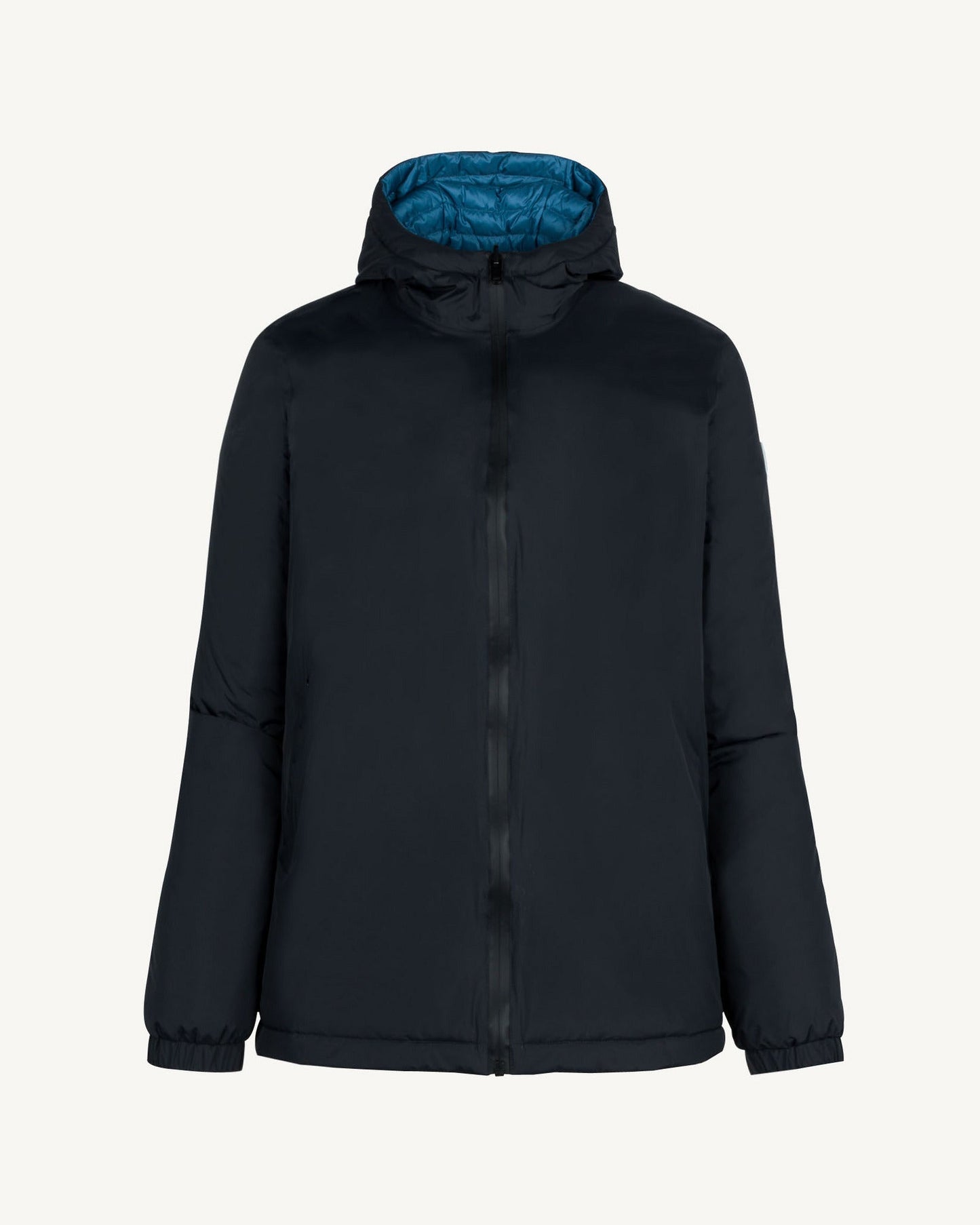 Doudoune ultralégère réversibles Noir/Bleu jeans Chicago 2.0