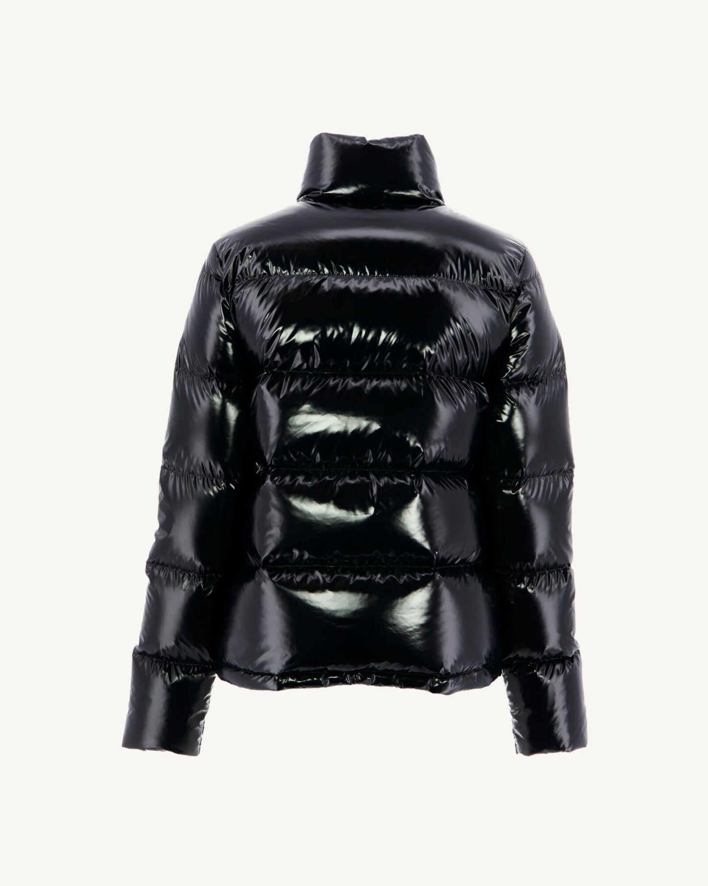 Doudoune laquée avec des cristaux Swarovski®️ Grand Froid Noir Cardiff