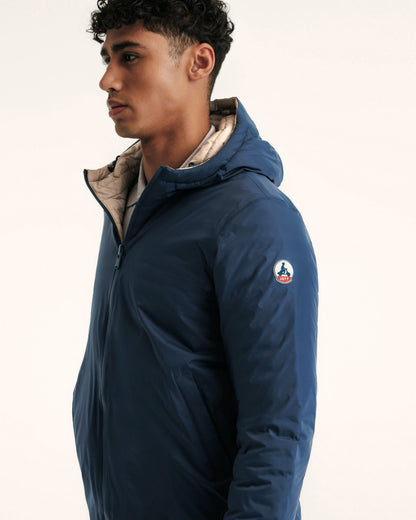 Doudoune ultralégère réversibles Marine/Beige Chicago 2.0