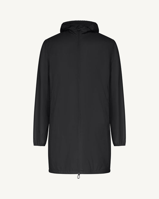 Imperméable long doublé polaire Noir Oban Polar