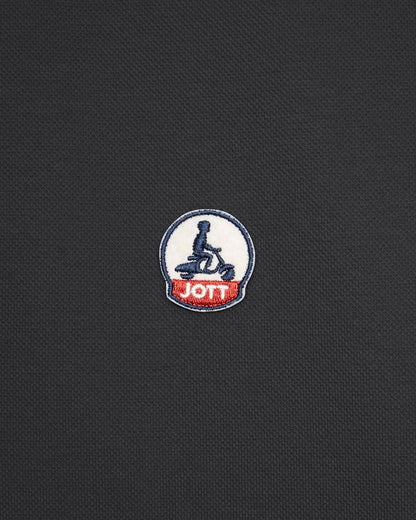 Polo en coton biologique Noir Marbella