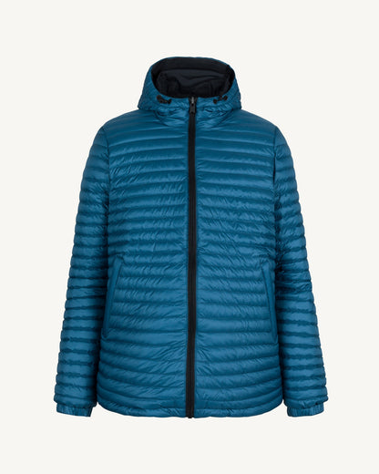 Doudoune ultralégère réversibles Noir/Bleu jeans Chicago 2.0