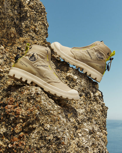 Chaussures montantes Beige Samena Travel Lite JOTT x PALLADIUM