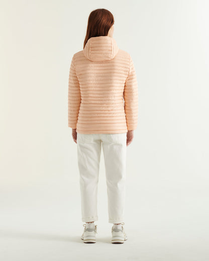 Doudoune réversible à capuche Ultralight Army/Rose poudre Bangkok 2.0