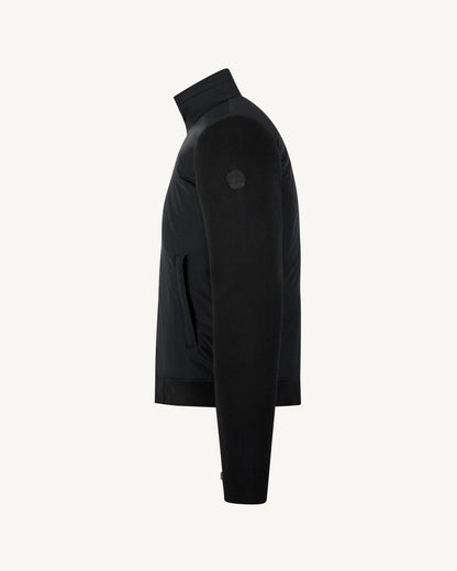 Veste à capuche bi-matière Noir Bardenas