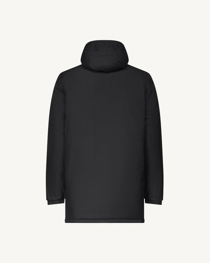 Doudoune longue réversible à capuche Noir Amsterdam 2.0