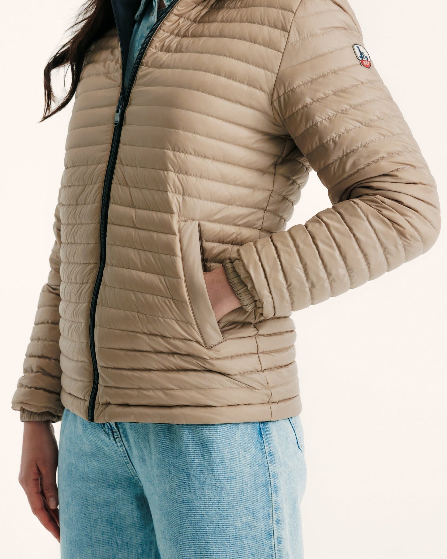 Doudoune réversible à capuche Ultralight Marine/Beige Bangkok 2.0